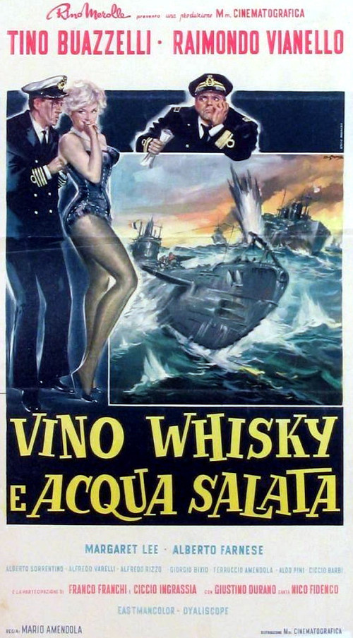 Movie poster for Vino, whisky e acqua salata (1962)