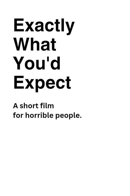 Movie poster for Exactly What You'd Expect (2023)