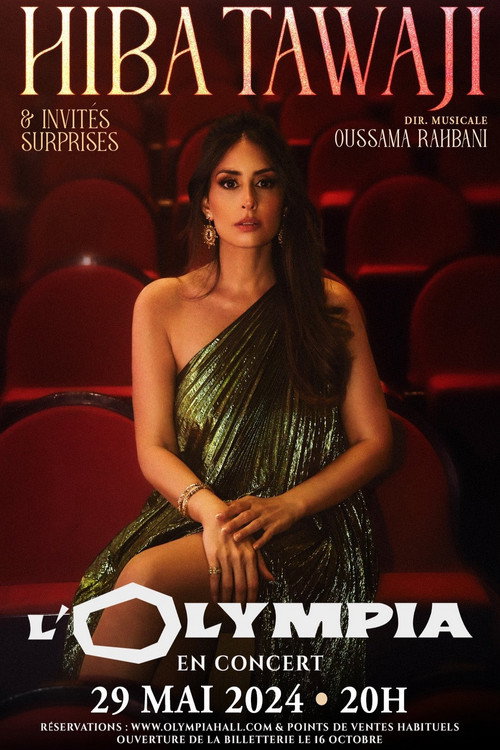 Movie poster for Hiba Tawaji à l'Olympia (2025)
