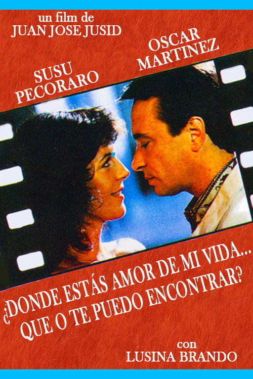 Movie poster for ¿Dónde estás amor de mi vida... que no te puedo encontrar? (1992)