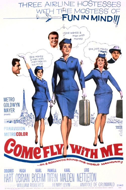 Movie poster for Come Fly with Me (1963)