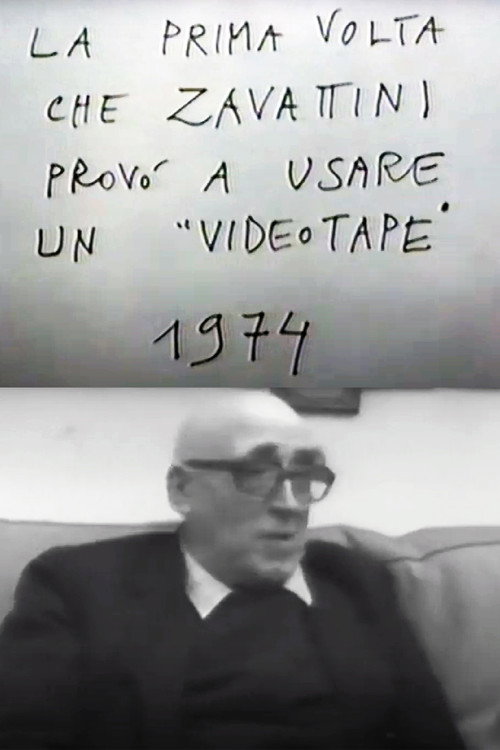 Movie poster for La prima volta che Zavattini provò ad usare un videotape (1993)