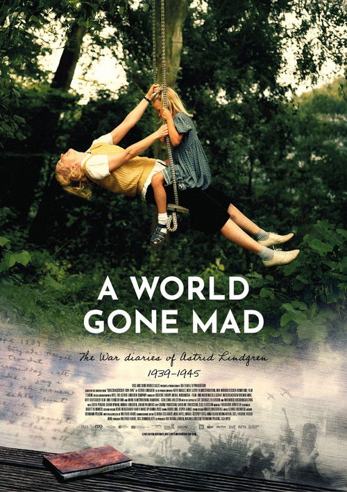 Movie poster for A World Gone Mad - The War Diaries of Astrid Lindgren (2026)
