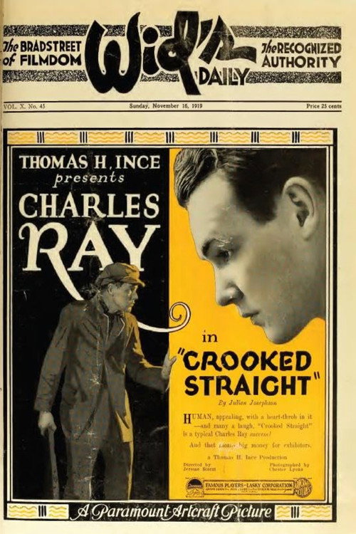 Movie poster for Crooked Straight (1919)