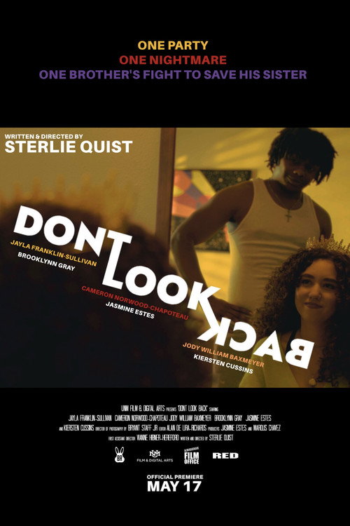 Movie poster for Don't Look Back (2025)
