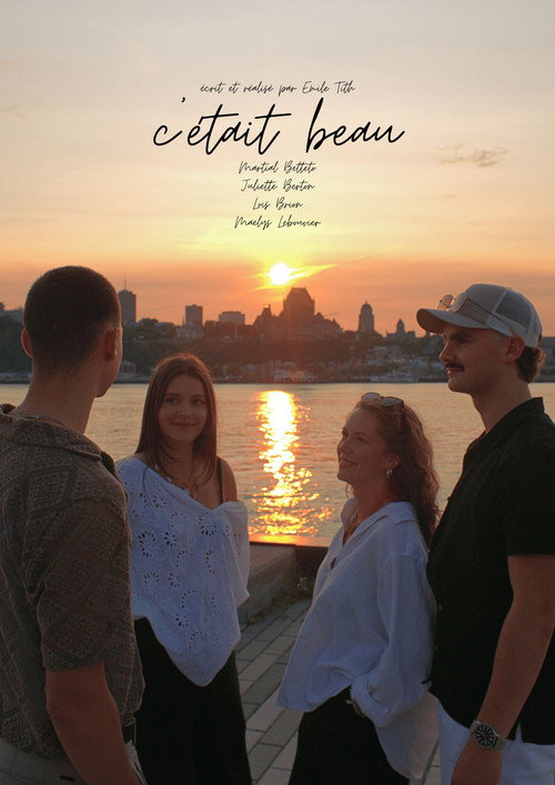 Movie poster for c'était beau (2025)