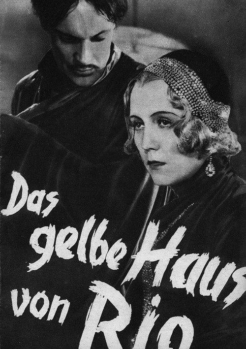 Movie poster for King Fu's yellow house (1931)