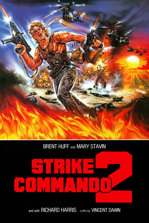 Movie poster for Strike Commando 2 (1988)