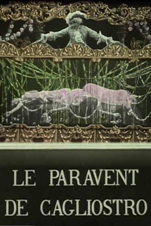 Movie poster for Cagliostro's Folding Screen (1912)