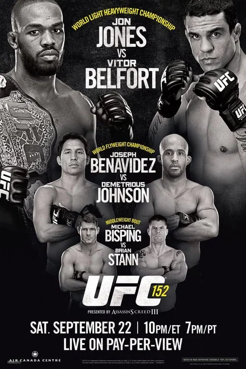 Movie poster for UFC 152: Jones vs. Belfort (2012)