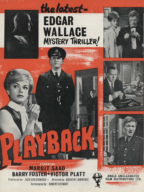 Movie poster for Playback (1962)