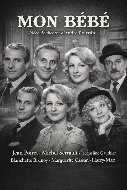 Movie poster for Mon bébé (1956)