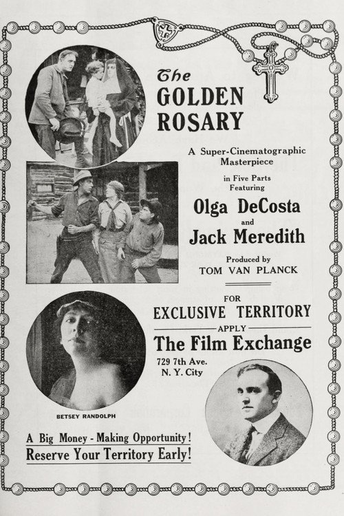 Movie poster for The Golden Rosary (1917)