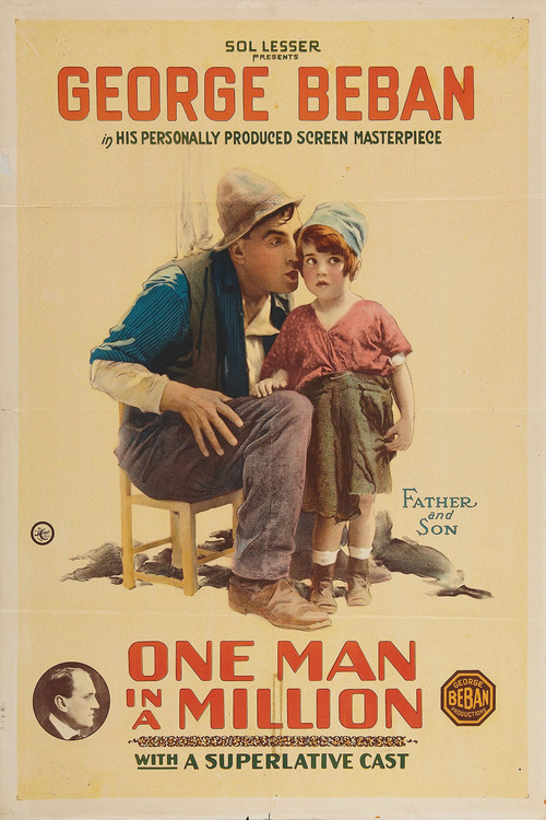 Movie poster for One Man in a Million (1921)