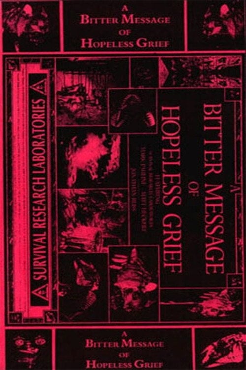Movie poster for A Bitter Message of Hopeless Grief (1988)