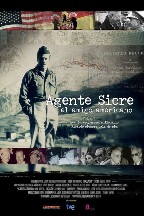 Movie poster for Agente Sicre, el amigo americano (2014)