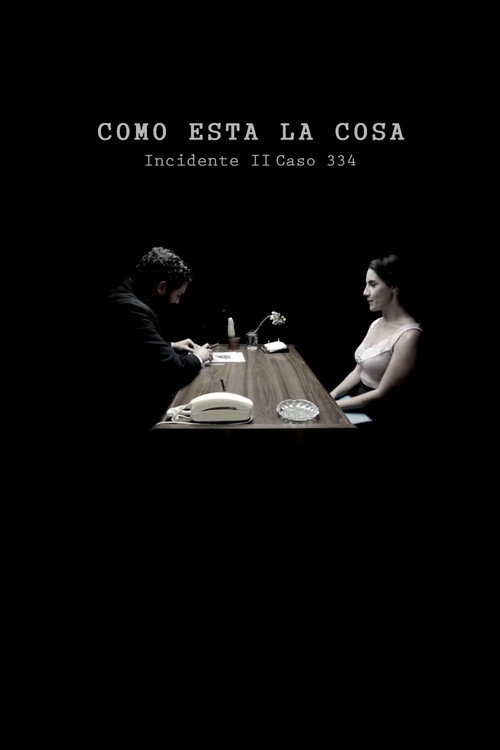 Movie poster for Como Está la Cosa. Incidente II. Caso 334. (2012)