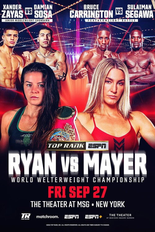 Movie poster for Sandy Ryan vs. Mikaela Mayer (2024)
