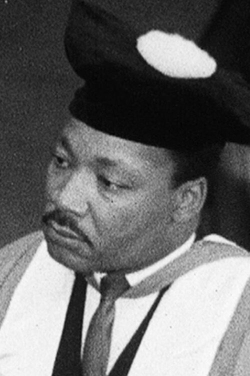 Movie poster for Martin Luther King at Newcastle University (1967)