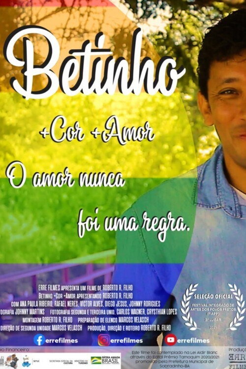 Movie poster for Betinho +Color +Love (2021)