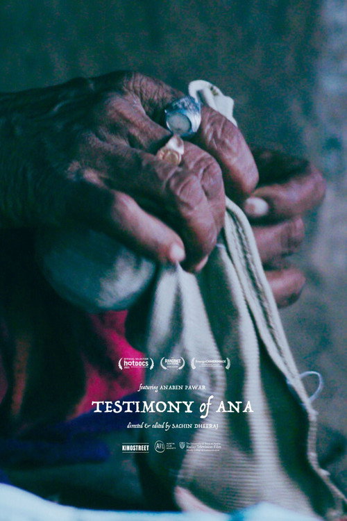 Movie poster for Testimony of Ana (2021)