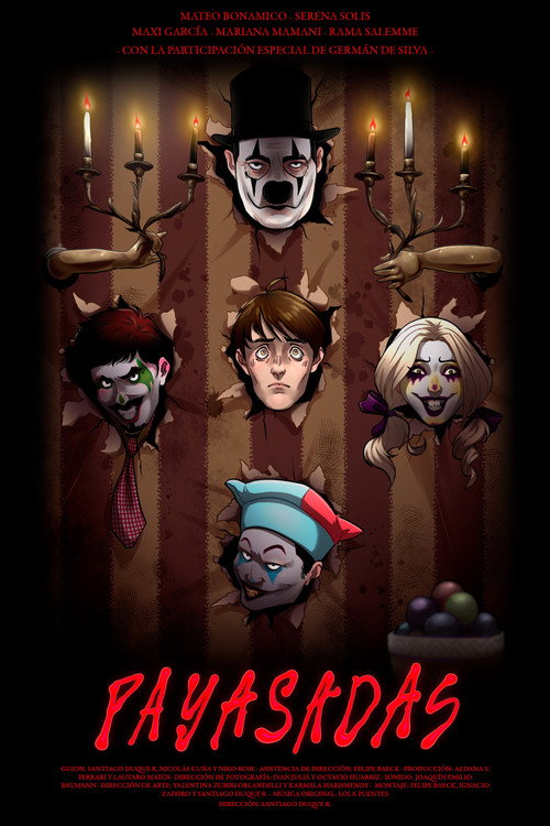 Movie poster for CLOWNIN' AROUND