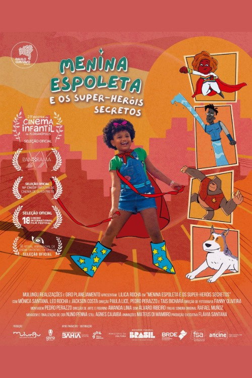 Movie poster for Menina Espoleta e os Super-Heróis Secretos (2024)