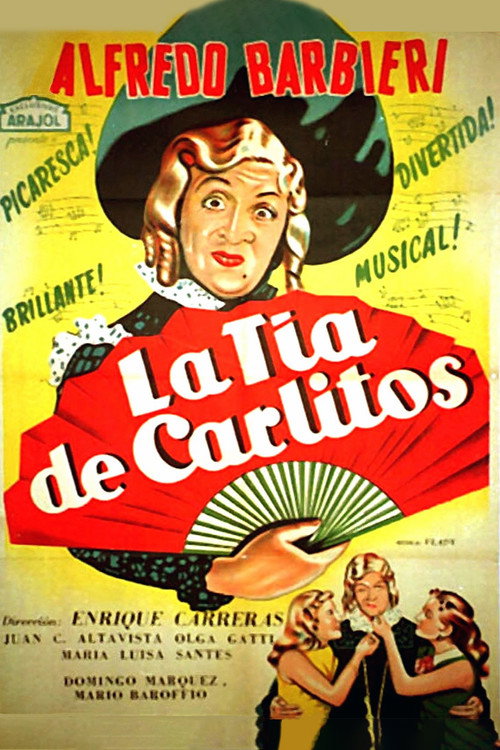 Movie poster for La tía de Carlitos (1953)