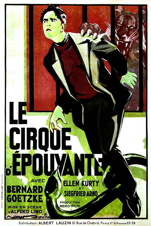 Movie poster for Tragedy at the Royal Circus (1928)