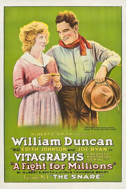 Movie poster for A Fight for Millions (1918)