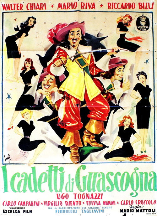 Movie poster for I cadetti di Guascogna (1950)