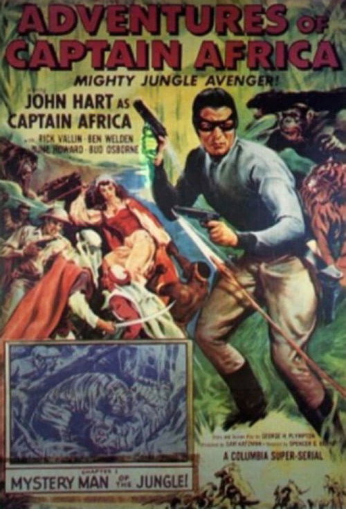 Movie poster for Adventures of Captain Africa (1955)