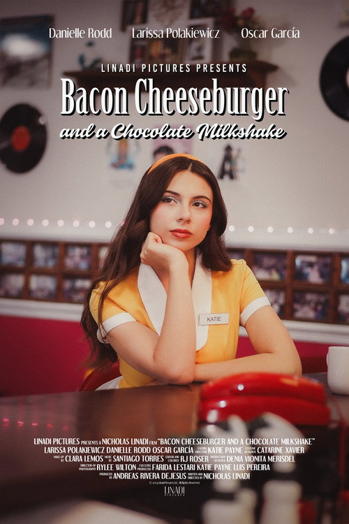 Movie poster for Bacon Cheeseburger and a Chocolate Milkshake