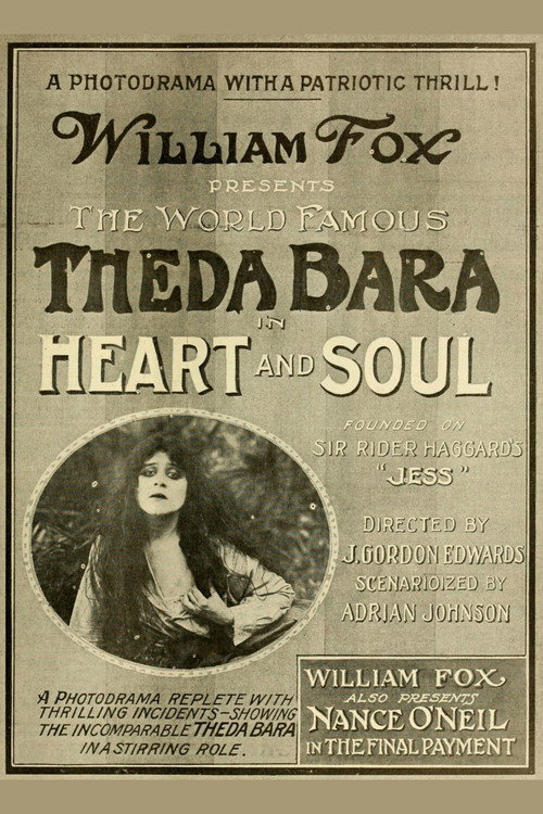 Movie poster for Heart and Soul (1917)