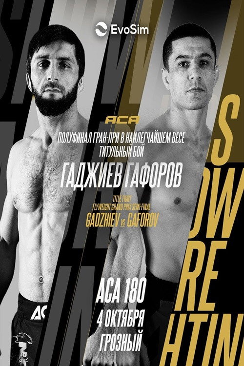 Movie poster for ACA 180: Gadzhiev vs. Gaforov (2024)