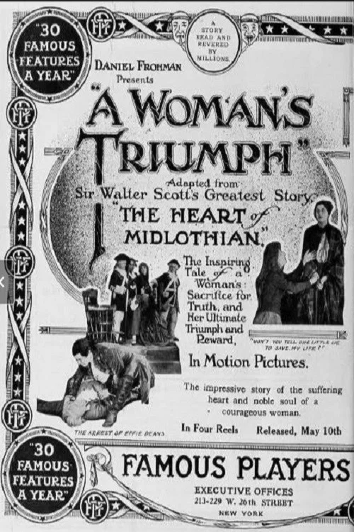 Movie poster for A Woman's Triumph (1914)