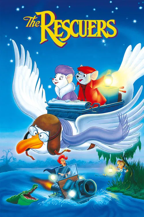 Movie poster for The Rescuers (1977)