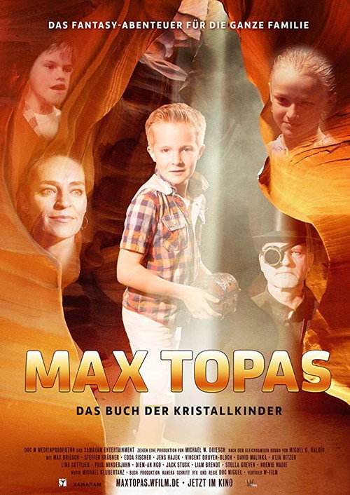 Movie poster for Max Topas: The Book of the Crystal Children (2018)