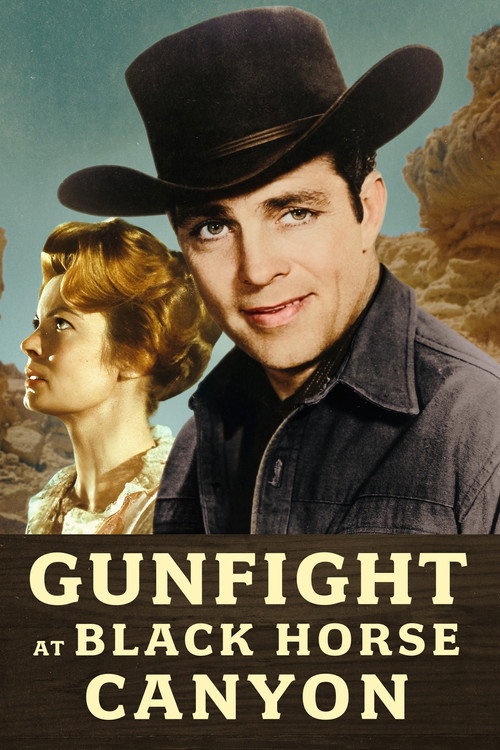 Movie poster for Gunfight at Black Horses Canyon (1961)