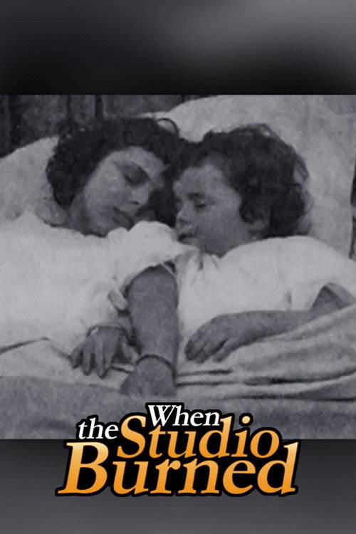 Movie poster for When the Studio Burned (1913)