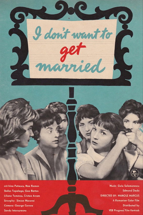 Movie poster for I Don't Want to Get Married (1961)