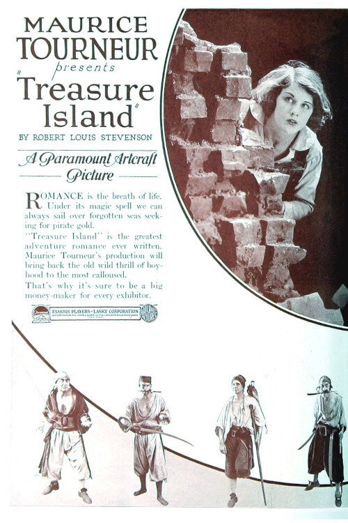 Movie poster for Treasure Island (1920)