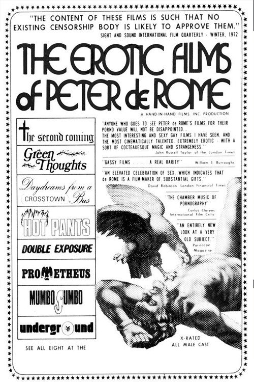 Movie poster for The Erotic Films of Peter De Rome (1973)