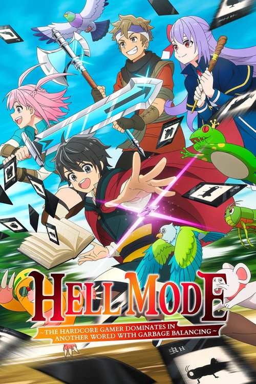 Series poster for HELL MODE: The Hardcore Gamer Dominates in Another World with Garbage Balancing (2026)