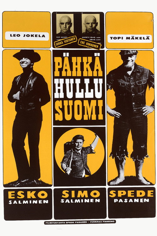 Movie poster for Pähkähullu Suomi (1967)