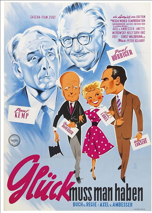 Movie poster for Drei, von denen man spricht (1953)