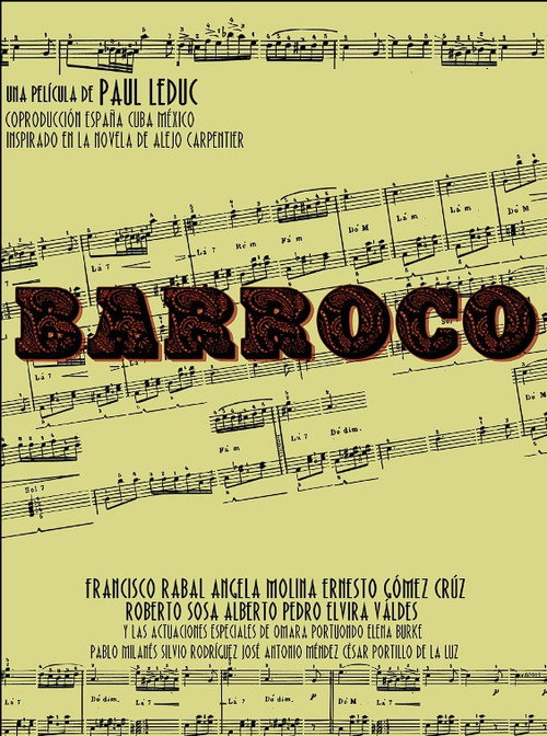 Movie poster for Baroque (1989)