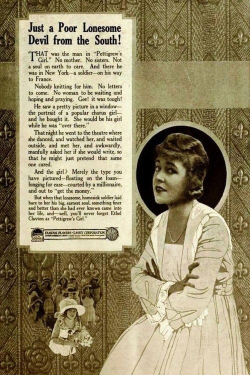Movie poster for Pettigrew's Girl (1919)