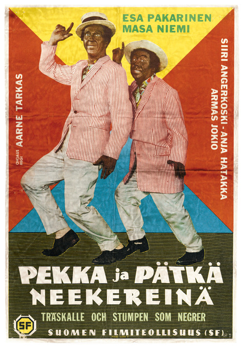 Movie poster for Pekka ja Pätkä neekereinä (1960)
