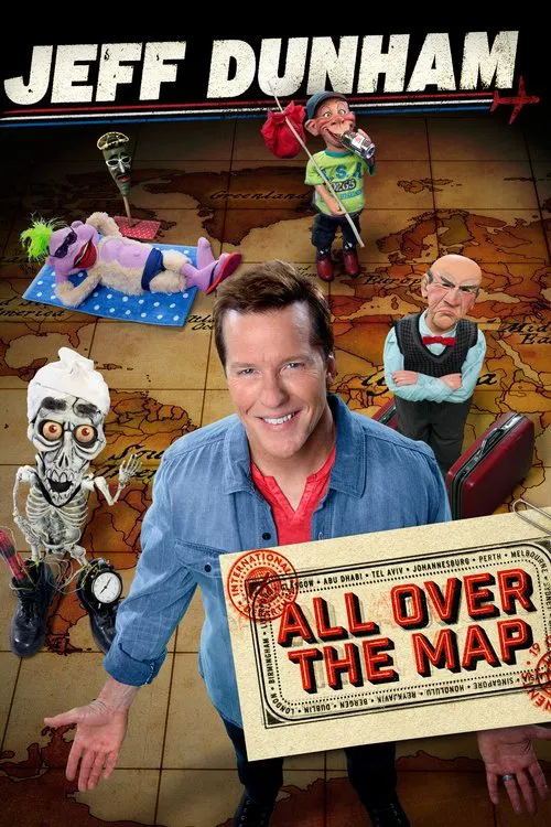 Movie poster for Jeff Dunham: All Over the Map (2014)